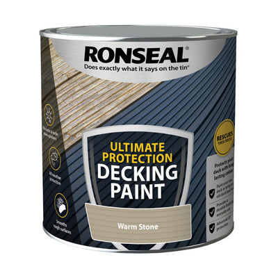 Ronseal Ultimate Protection Decking Paint Warm Stone 2.5L