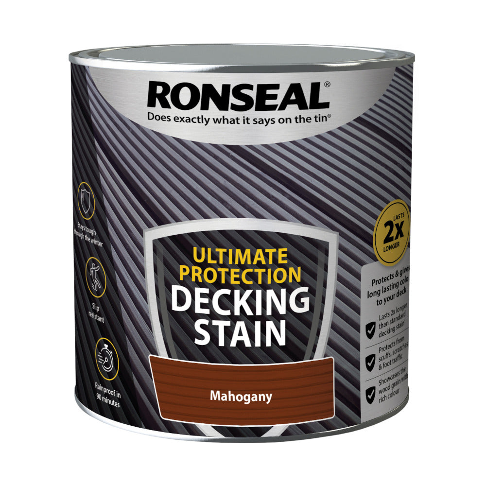 Ronseal Ultimate Protection Decking Stain Rich Mahogany 2.5L