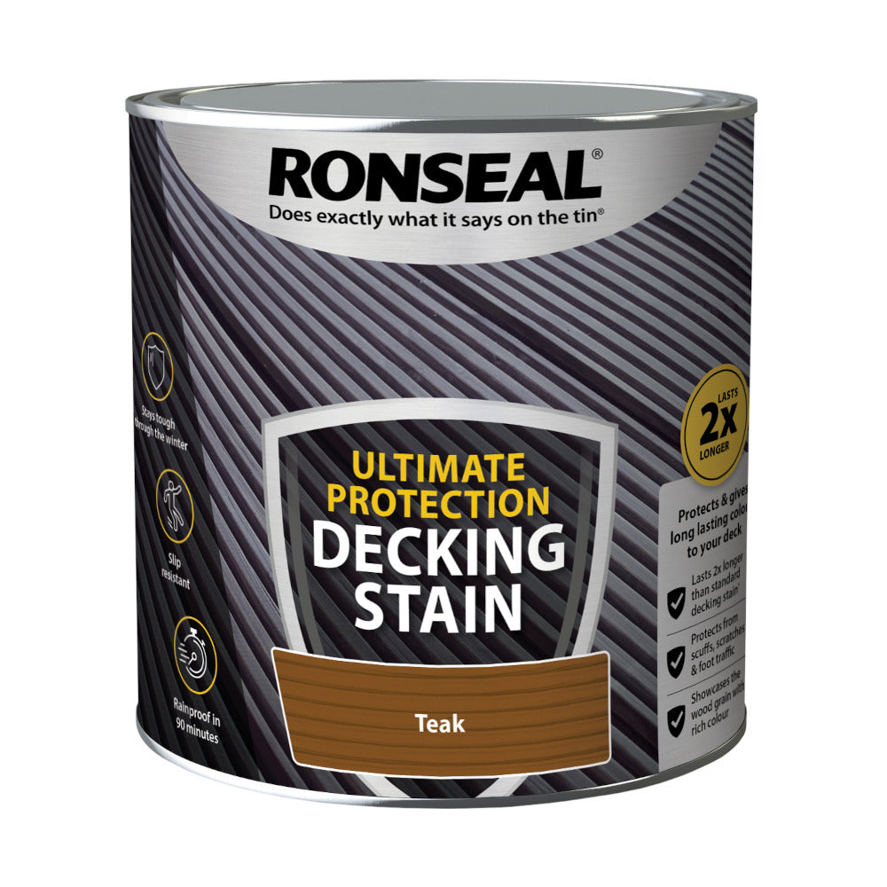 Ronseal Ultimate Protection Decking Stain Rich Teak 2.5L