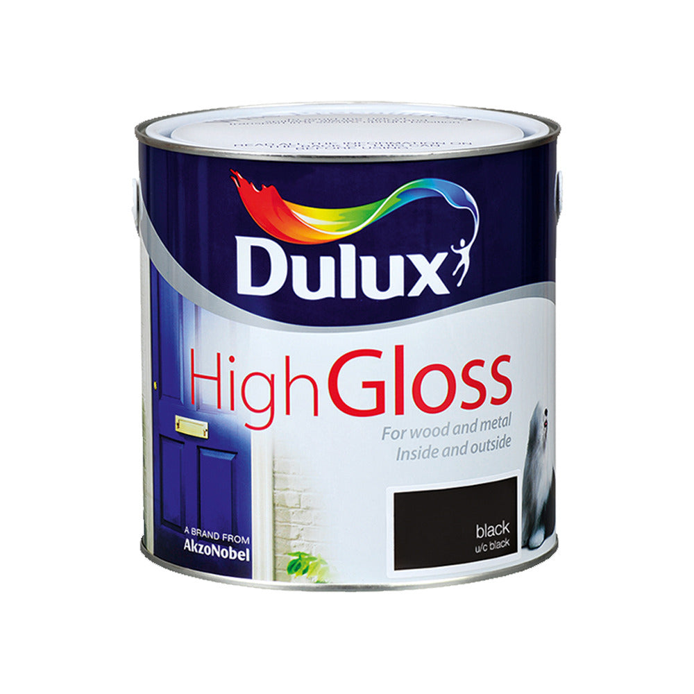 Dulux High Gloss Black 2.5L