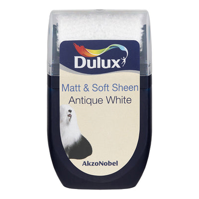 Dulux Matt Tester Antique White 30ml