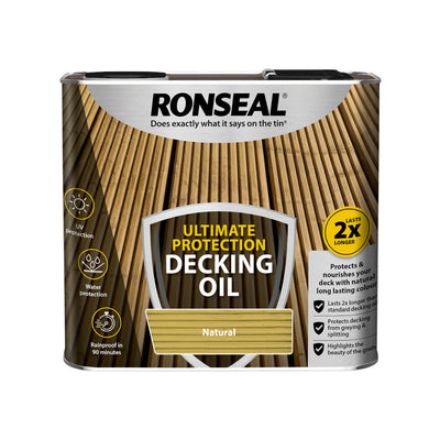 Ronseal Ultimate Protection Decking Oil Natural 2.5L